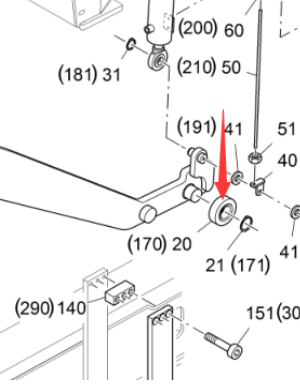 Vö Paver    Elevation bearing part number 2020311