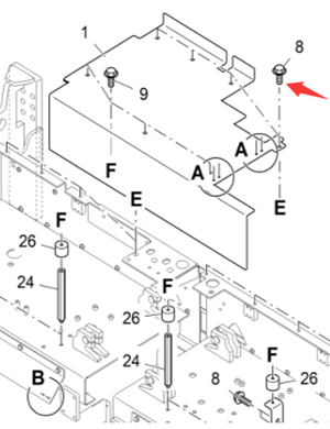 Vö Paver   Pedal bolt part number 2000317