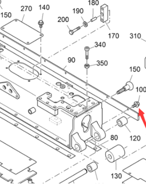 Vö Paver   Tightening bolt part number 2000541