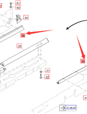 Vö Paver   Rear chain protection part number 2468755 