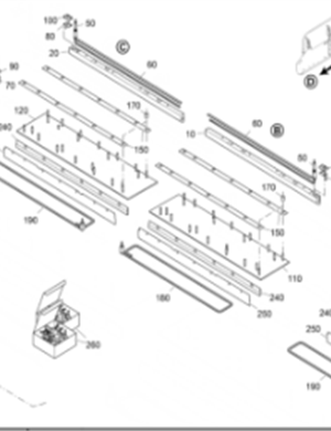 Vö Paver    Mainframe Screed Repair Kit Part Number 2468272 