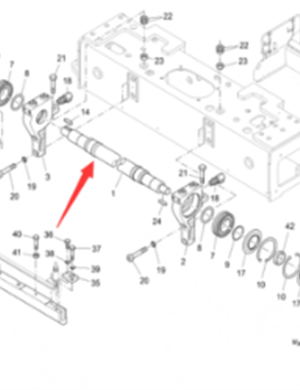 Vö Paver   Part number 2043559 for the eccentric shaft of the main tamper