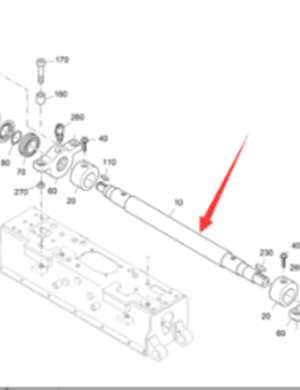 Vö Paver  Main engine vibration transmission shaft part number 4622012493