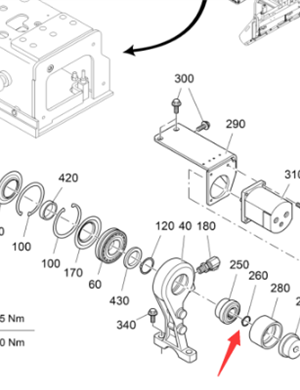 Vö Paver  Circlip part number 9500300471