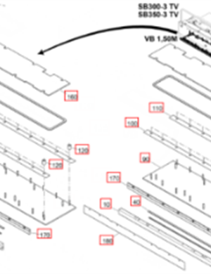 Vö Paver 1.5 meter Screed Repair Kit Part Number 2640883