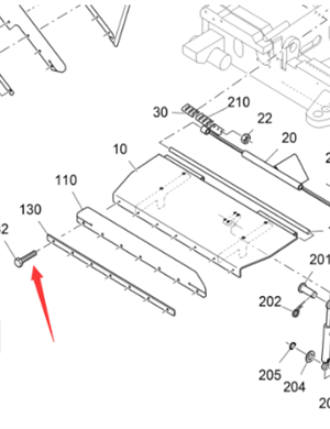 Vö Paver Intermediate pressure plate bolt part number 9510330933