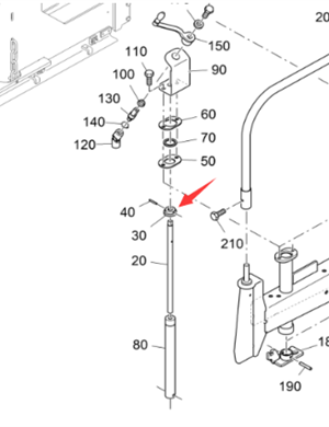 Vö Paver  Edge plate adjustment sleeve part number 4602202348