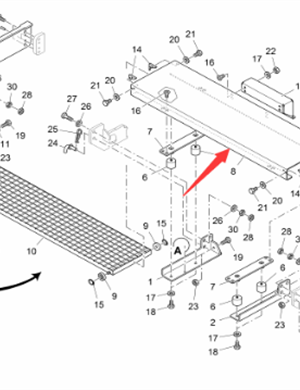 Vö Paver   Foot pedal part number 2038158