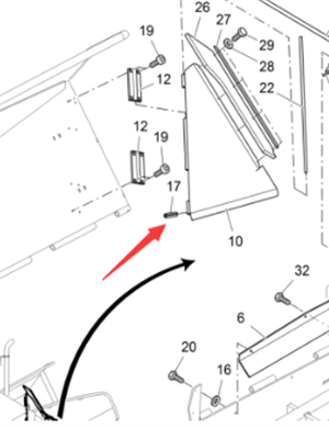 Vö Paver  Pin part number 9506241481