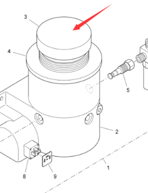 Vö Paver  Butter pump cover part number 2024119