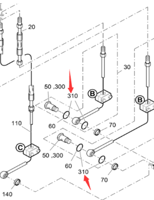 Vö Paver   Sealing ring part number 2256971 