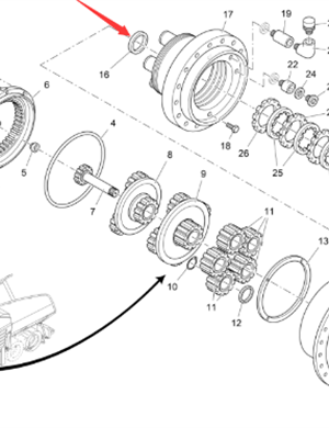 Vö Paver   Joint gasket part number: 2005855