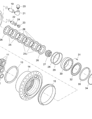 Vö Paver   Traveling reducer locking ring part number 2005875