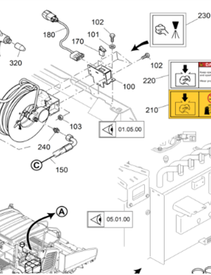 Vö Paver  Oil Sprinkler Roll Pipe Part Number 2169425