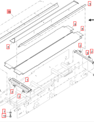 Vö Paver Hopper repair kit part number 2084782