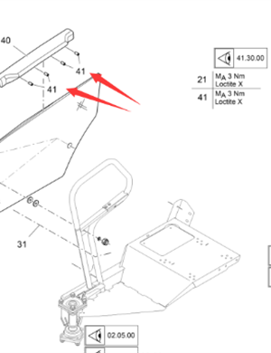 Vö Paver   Fixed bolt part number 2279260