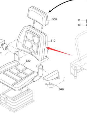 Vö Paver    Seat backrest part number: 2484964