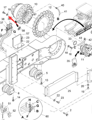 Vö Paver    Anti loosening gasket part number 9500216916