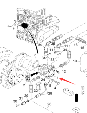 Vö Paver   Traveling motor part number 2009054