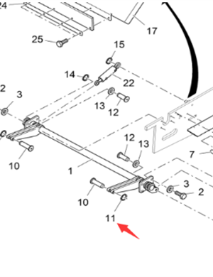 Vö Paver  Snap ring part number 9500160471