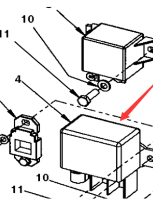 Dynapac power relay part number 792310