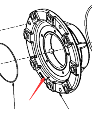 DYNAPAC Steel Wheel Flange Part Number 379652