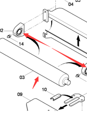 DYNAPAC roller part number 4812027446