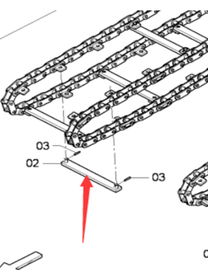 DYNAPAC scraper part number 4812027533