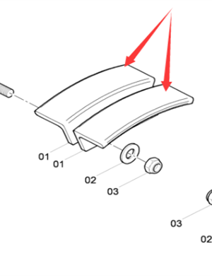 DYNAPAC Scraper Shoe Part Number 4730000120