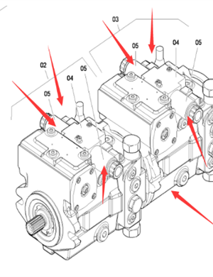 DYNAPAC Spiral Dual Plunger Pump Part Number 4812026128