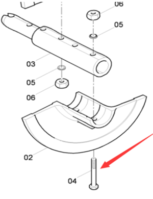 DYNAPAC Paver Accessories Franchise Store Blade Bolt Part Number 4749900210