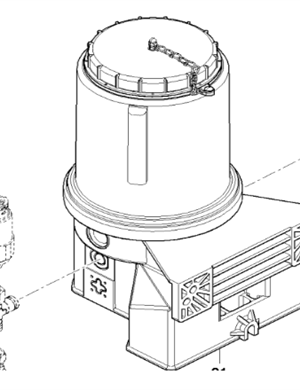 DYNAPAC paver grease pump part number 4812037777