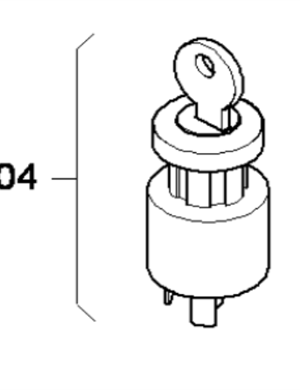 DYNAPAC ignition switch part number 4812025303