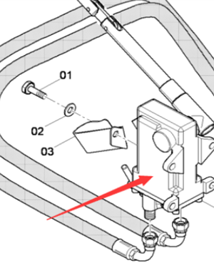 DYNAPAC Ceiling Lifting Hydraulic Pump Part Number D967328403