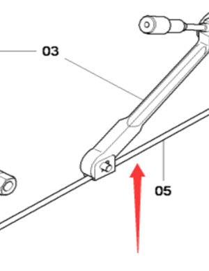 DYNAPAC leveling small slipper part number D900620548