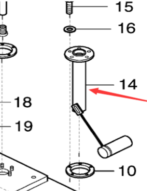 DYNAPAC Diesel Float Part Number 977044001