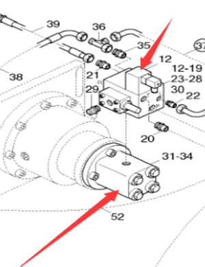 Dana Parker scraper motor part number 49260004