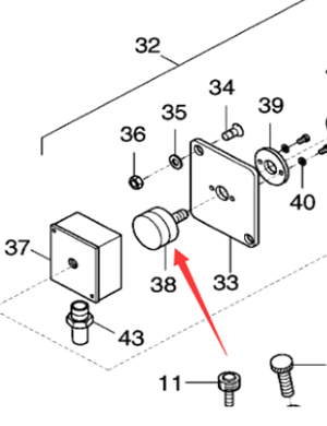 Paver potentiometer part number 977189860