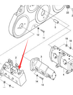 Hydraulic pump part number 967045201