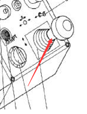 Accessory maintenance walking control handle part number 977517710