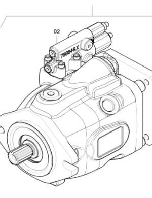 Spreader accessories scraper hydraulic pump part number 4812031533