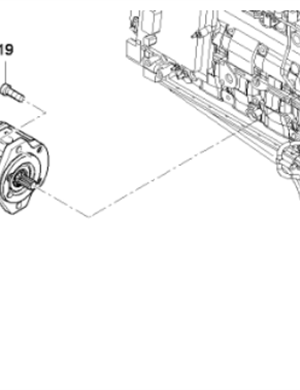 Paver accessories engine gear pump part number 4812036352