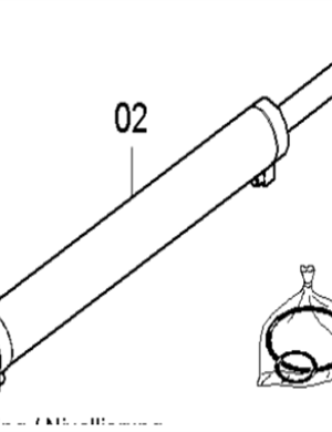 Spreader accessories SD2550CS leveling cylinder part number 481200767