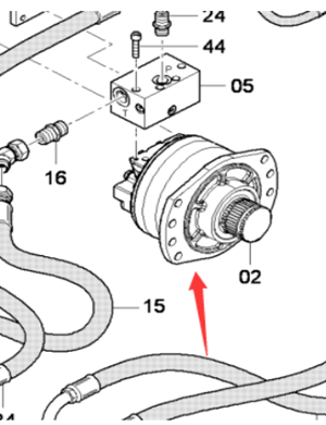 SD2550CS scraper motor supply part number 4812026521