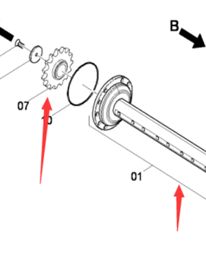 Main machine spiral shaft manufacturer's part number 4812009248