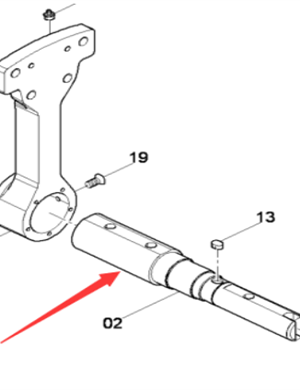 Host hanger spiral shaft part number 4812026734