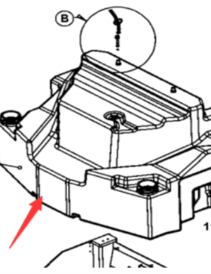 Roller Sprinkler Tank Part Number 396496