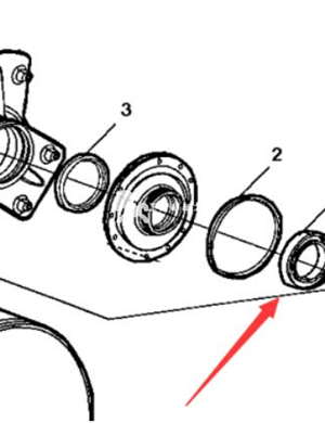 Steel drum vibration bearing part number 4700791433