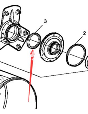 Steel drum vibration oil seal part number 4700791426