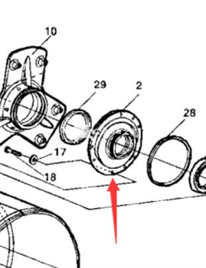 Steel wheel flange part number 4700386620